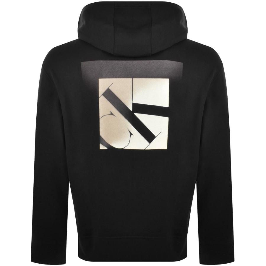 Calvin Klein Jeans Layered Logo Hoodie Black | Mainline
